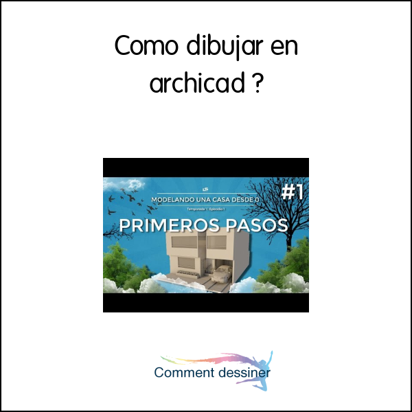 Como dibujar en archicad